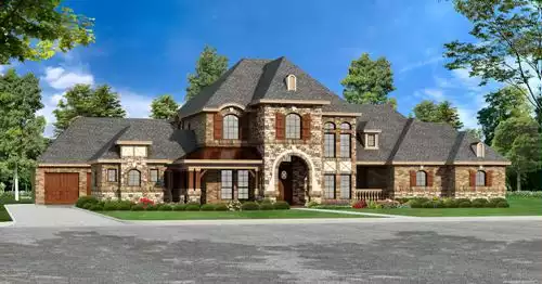 image of luxury house plan 4895